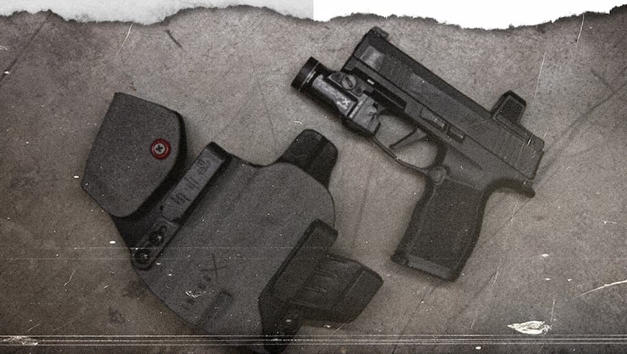 Left-Handed Sig Sauer P365/X/XL in Incog X IWB Holster