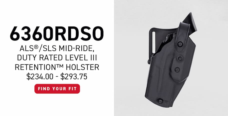 6360RDSO ALS/SLS Mid-Ride Duty Rated Level III Retention Holster - $188.00 - $261.25 - Find Your Fit