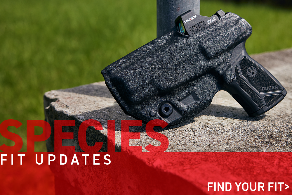 Species IWB holster for a Ruger Max9