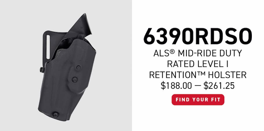 6390RDSO ALS Mid-Ride Duty Rated Level I Retention Holster - $188.00 - $261.25 - Find Your Fit
