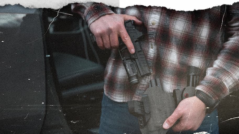 Echelon With TLR1 in Incog X IWB Holster