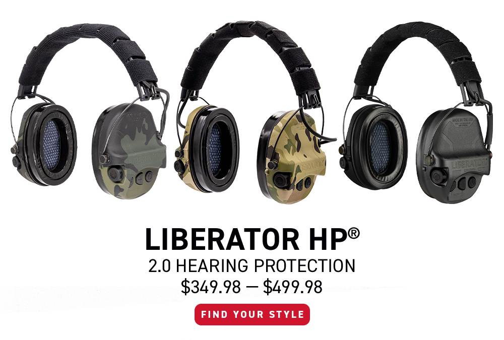 Liberator HP 2.0 Hearing Protection - $349.98 - $499.98 - Find Your Style