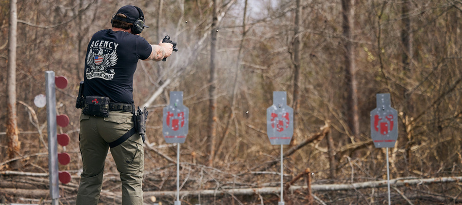 Kyle Morgan Shooting at the Range