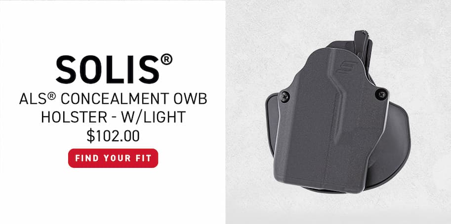 Solis ALS Concealment OWB Holster - W/ Light - Find Your Fit