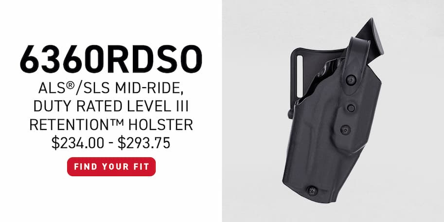 6360RDSO ALS/SLS Mid-Ride Duty Rated Level III Retention Holster - $188.00 - $261.25 - Find Your Fit