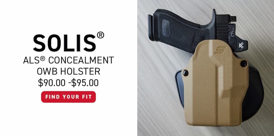 Solis ALS Concealment OWB Holster - $90.00 - $95.00