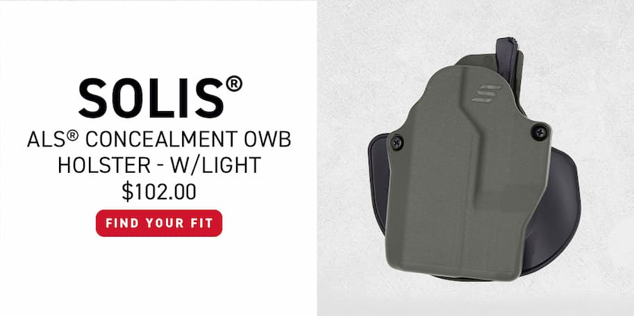Solis ALS Concealment OWB Holster - W/ Light - Find Your Fit