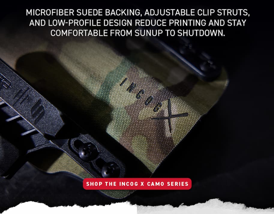 Microfiber suede backing, adjustable clip struts, and low-profile design reduce printing and stay comfortable from sunup to shutdown