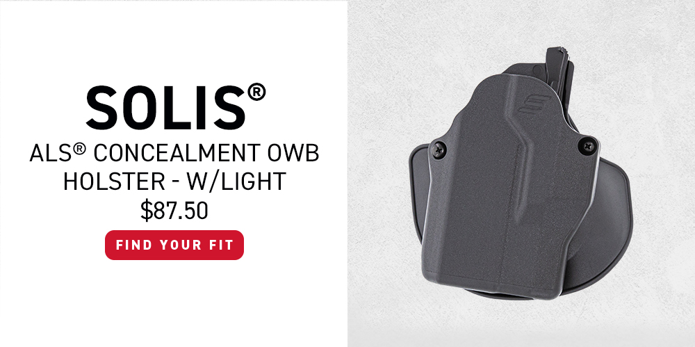 SOLIS ALS Concealment OWB Holster with Light - Find your fit