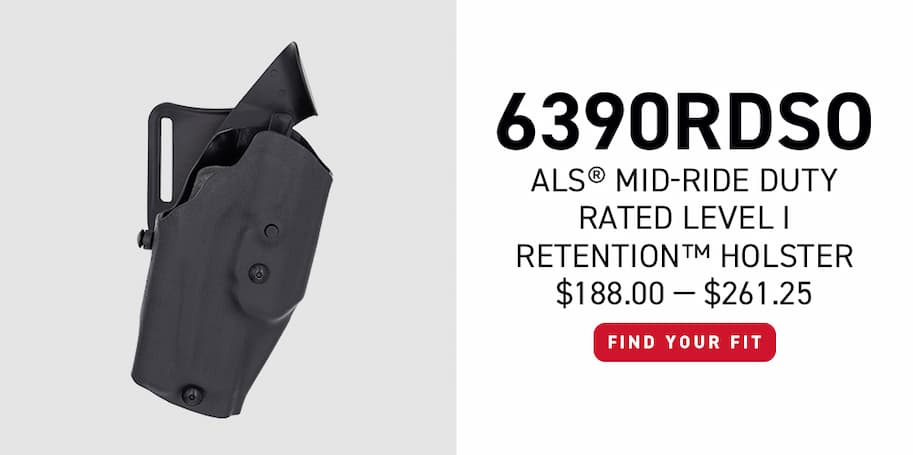 6390RDSO ALS Mid-Ride Duty Rated Level I Retention Holster - $188.00 - $261.25 - Find Your Fit