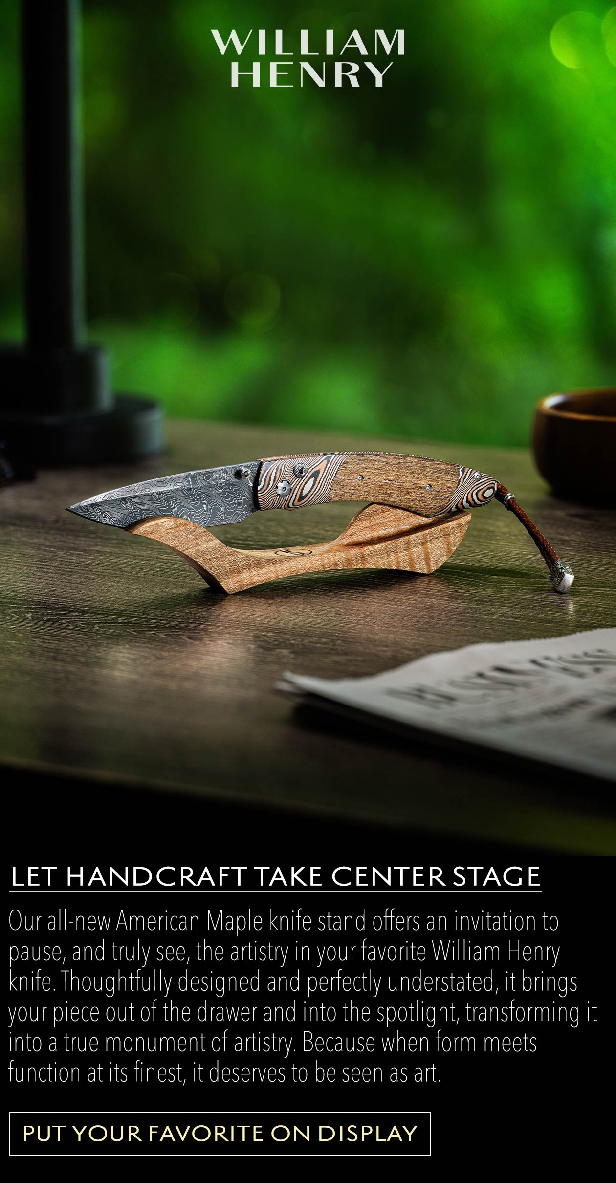 William Henry Knife Stand