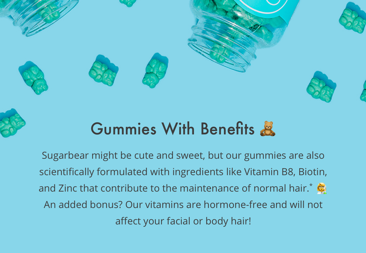 Is hair health on your wellness checklist? Sugarbear Vegan Vitamin Care