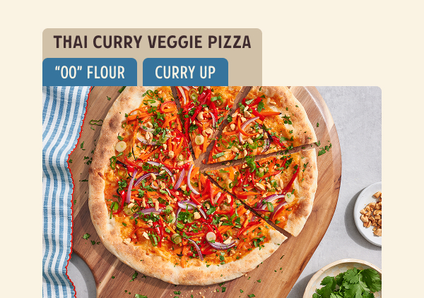 THAI CURRY VEGGIE PIZZA