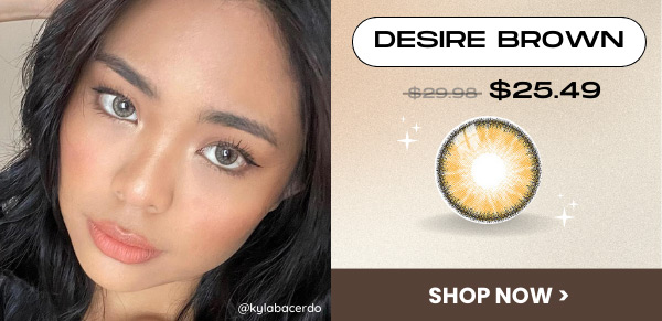 Desire Brown Colored Contacts