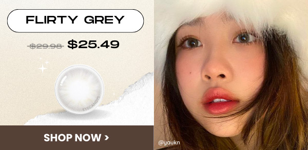 Flirty Grey Colored Contacts