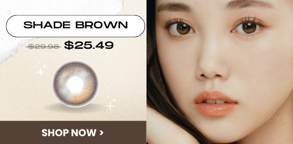 Oriana Edge Plus Shade Brown Colored Contacts