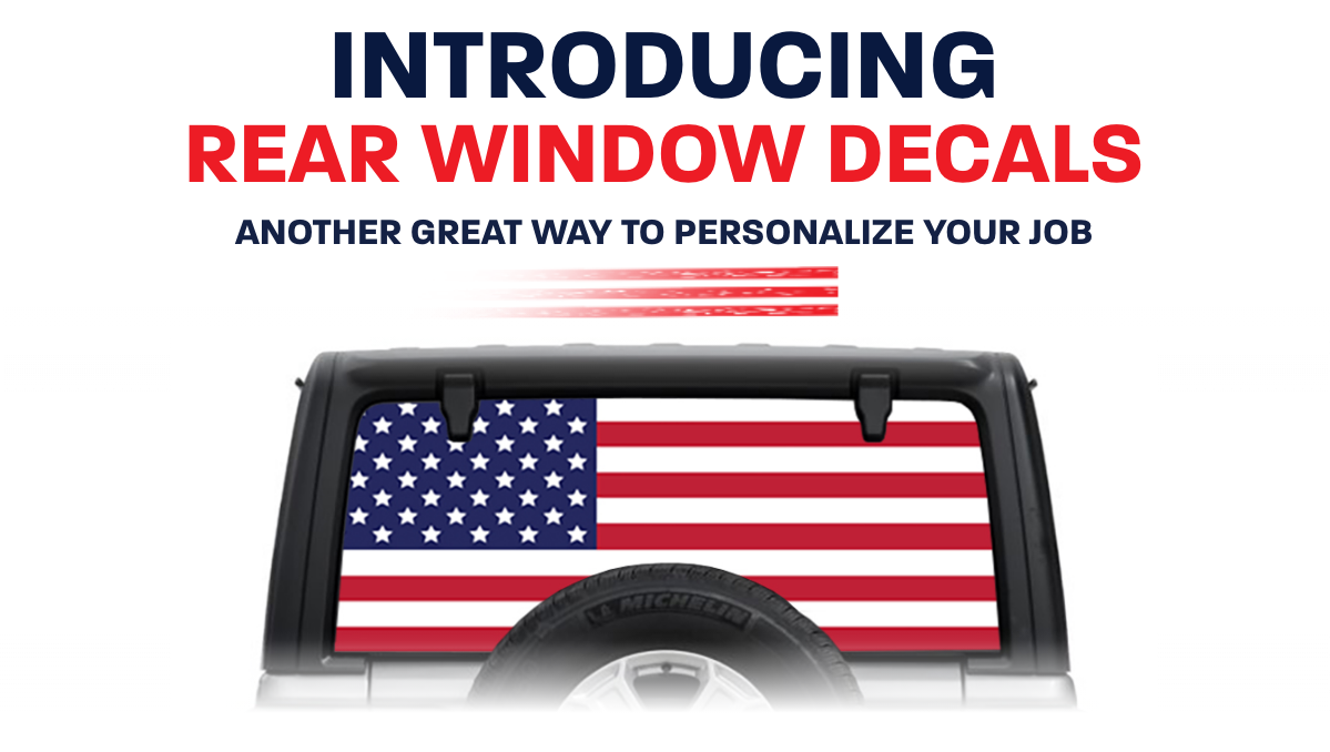 Introducing Rear Window Decals! Under The Sun Inserts