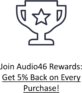 Audio46 Rewards, get 5% back on purchases