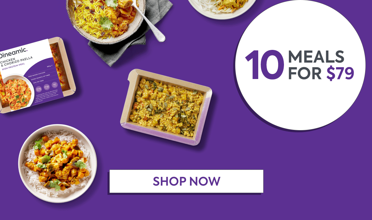 Get 10 Meals For Only 79! 🤩 Dineamic