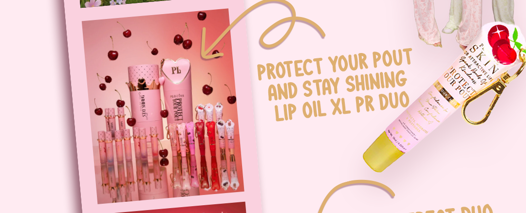 Protect Your Pout and Stay Shining Lip Oil XL PR Duo