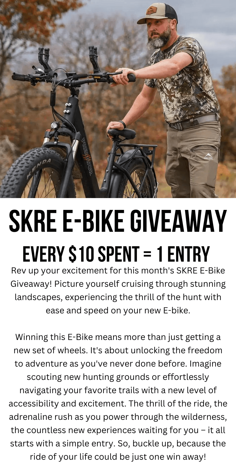 EBike Giveaway SKRE Gear