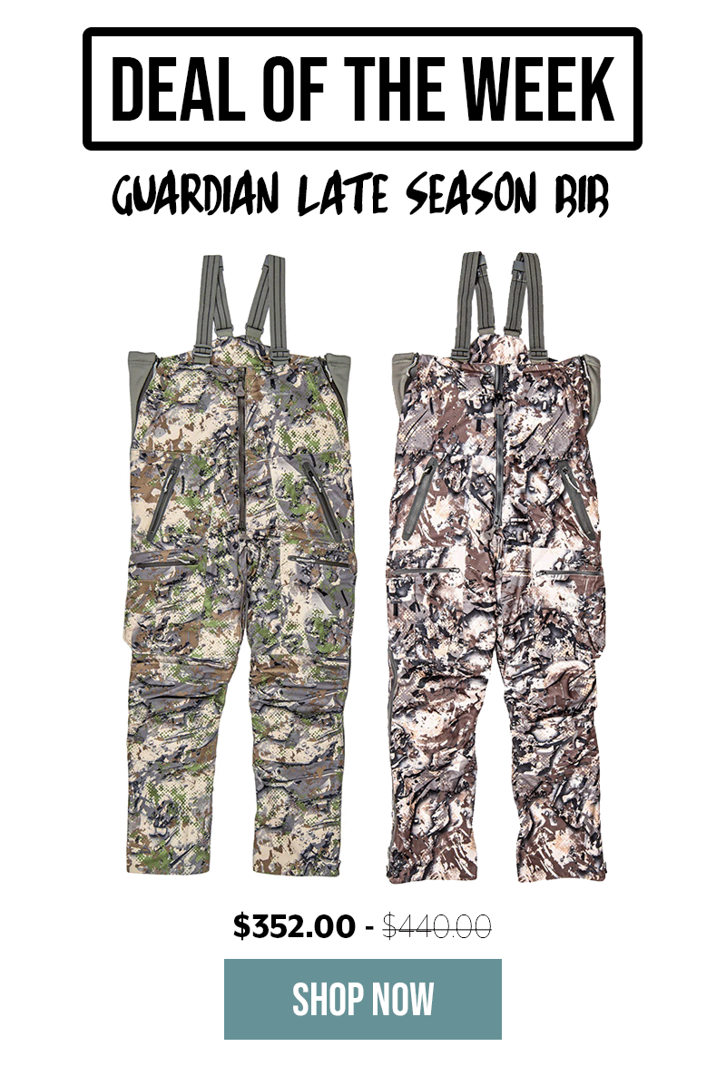 Deal of the Week // Guardian Late Season Bibs SKRE Gear
