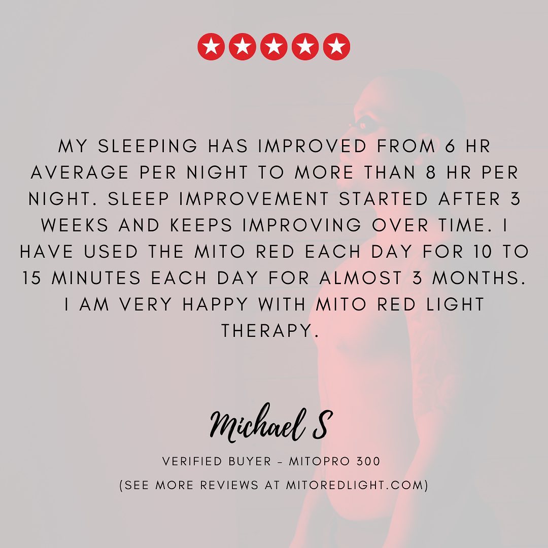Sleep & Red Light Therapy Mito Red Light