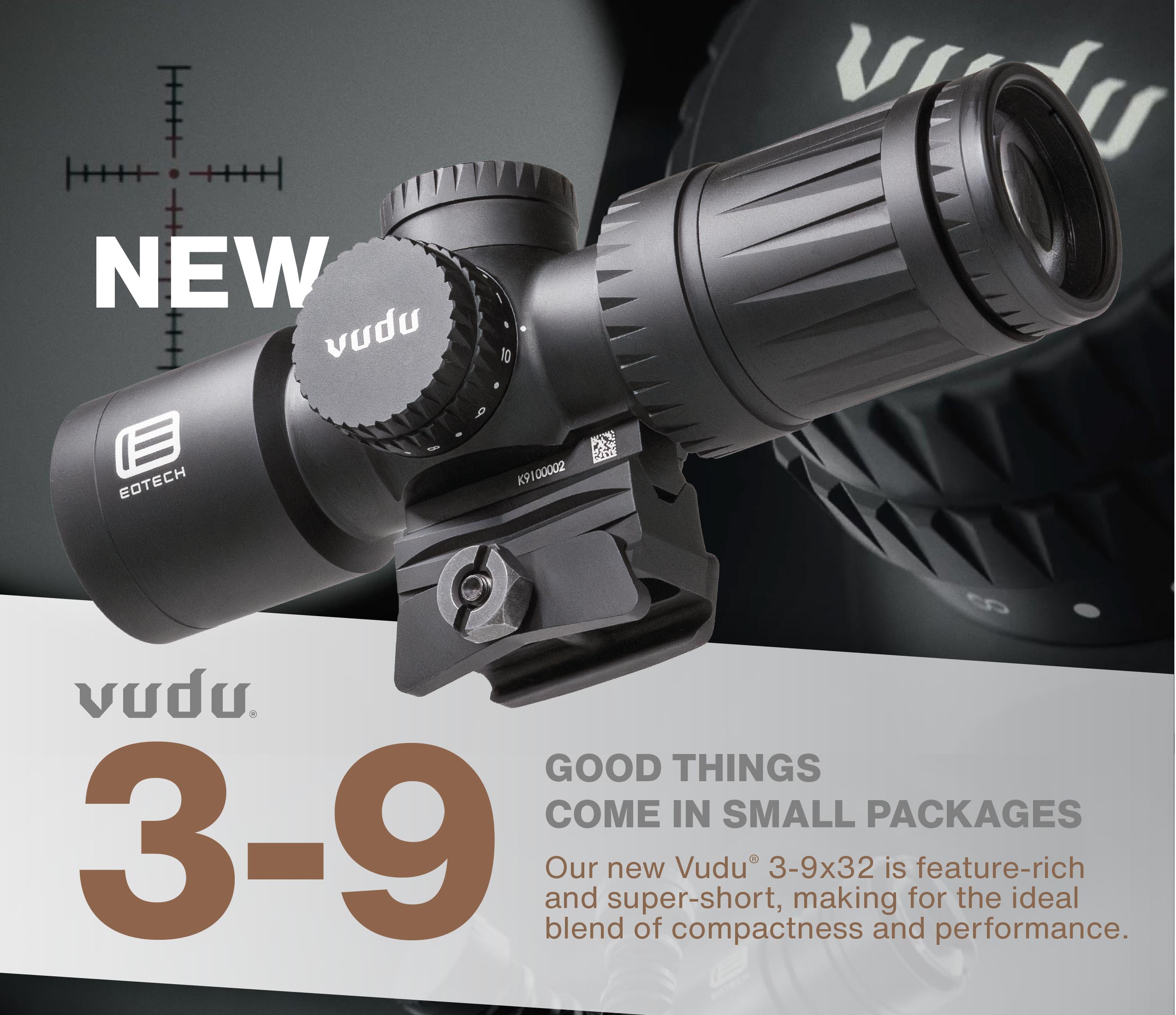 NEW Vudu 3-9x32
