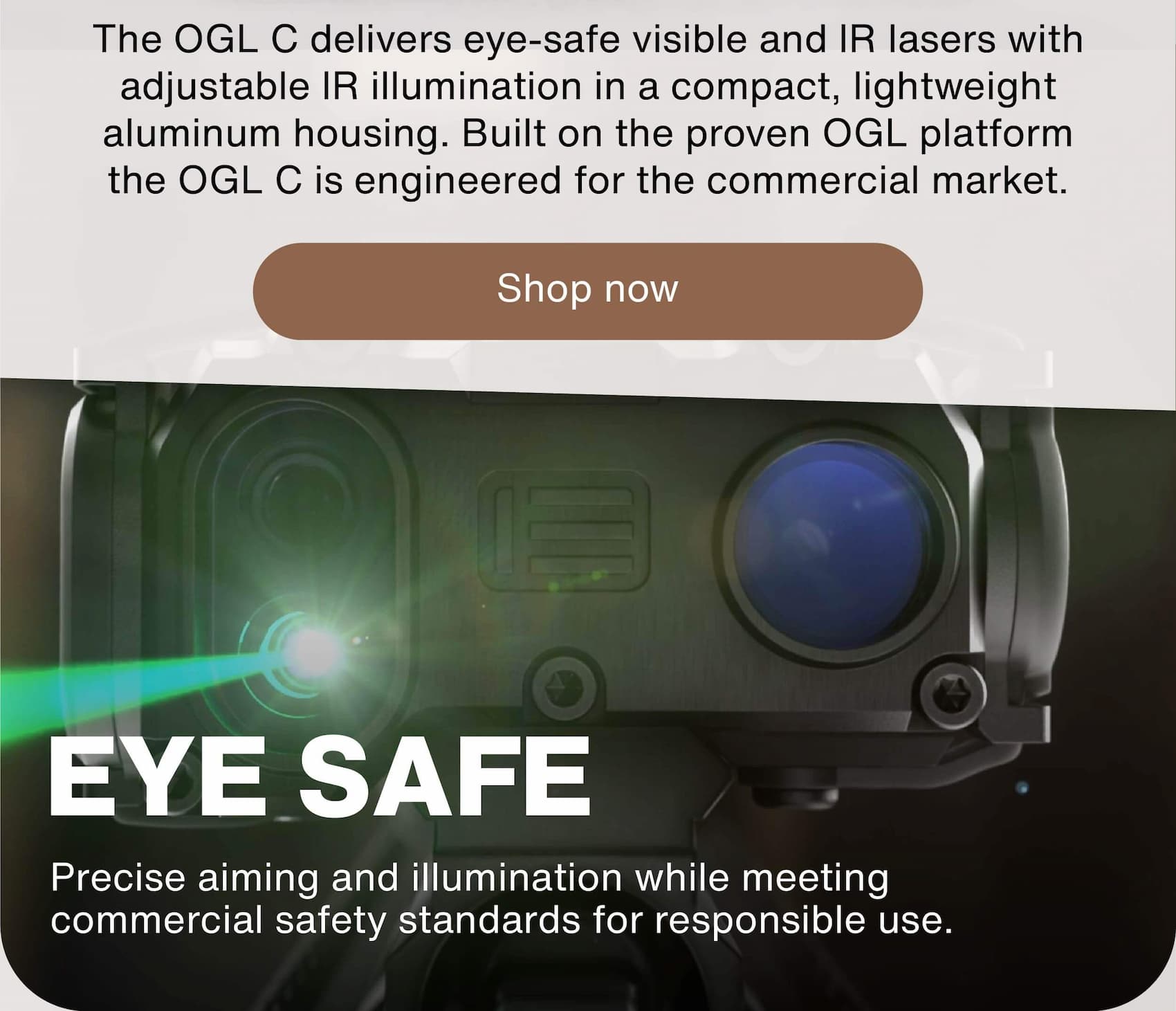 OGL C is consumer-ready and eye safe