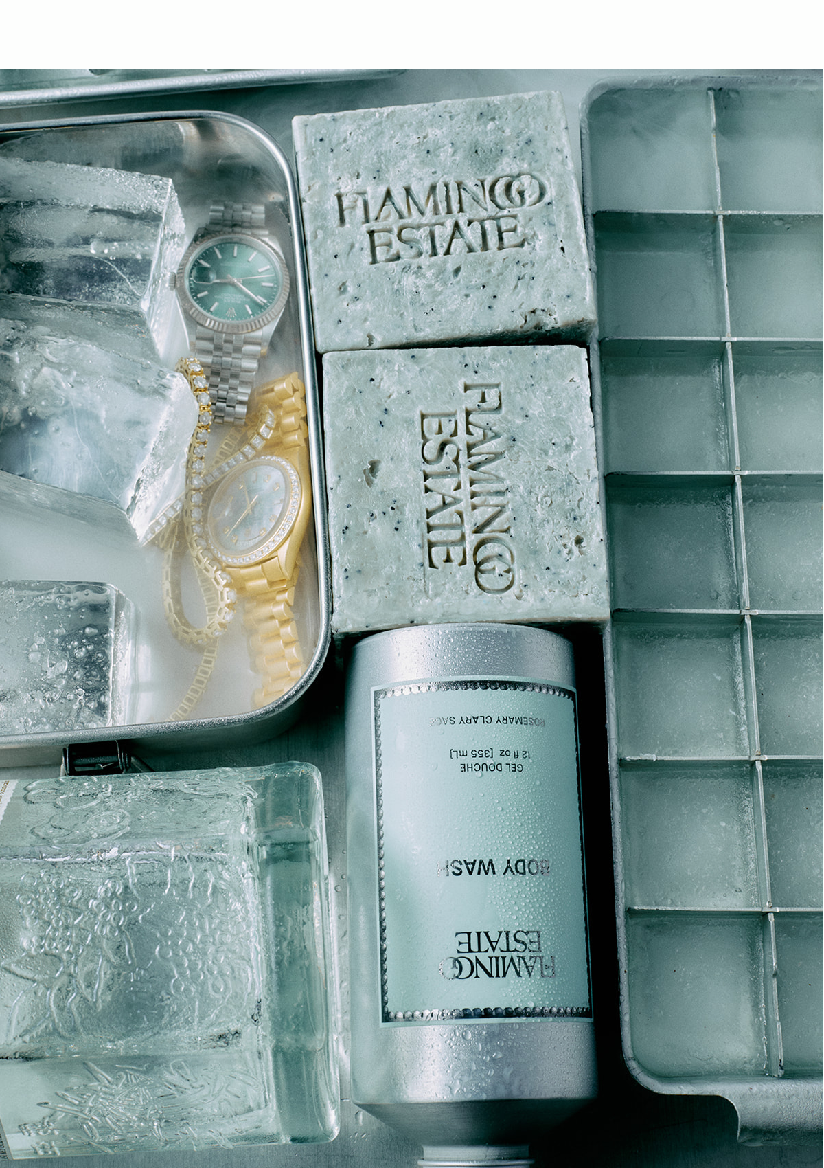 Exfoliating Peppermint Soap Brick