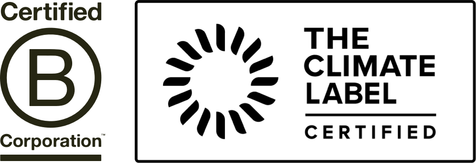 B-Corp and The Climate Label Certified