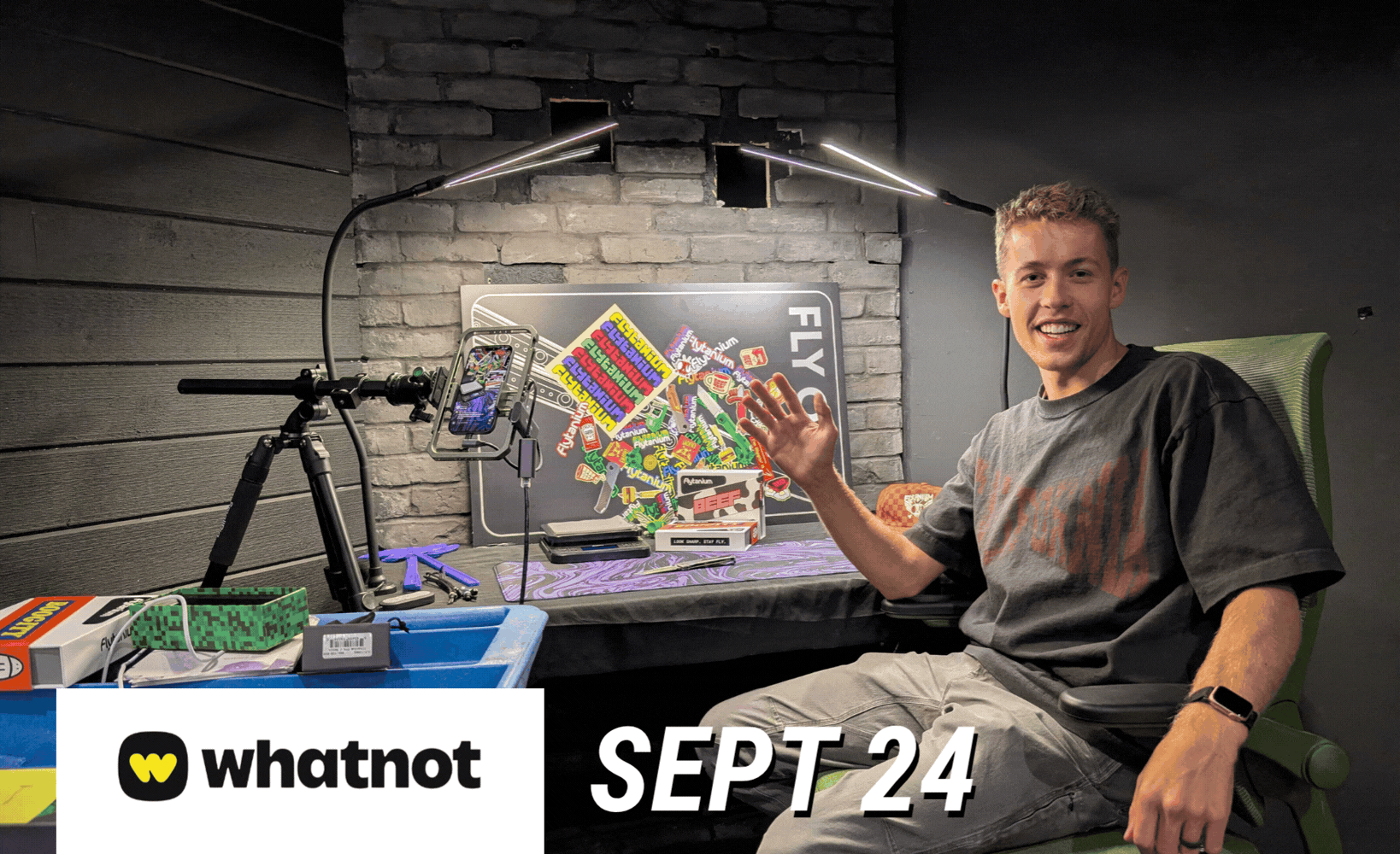 Flytanium Whatnot show coming September 24. Flytanium Whatnot show coming September 24.