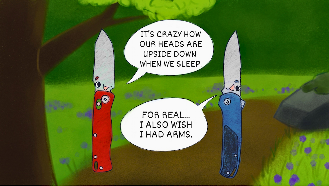 Flytanium BEEF and Arcade knives talking.