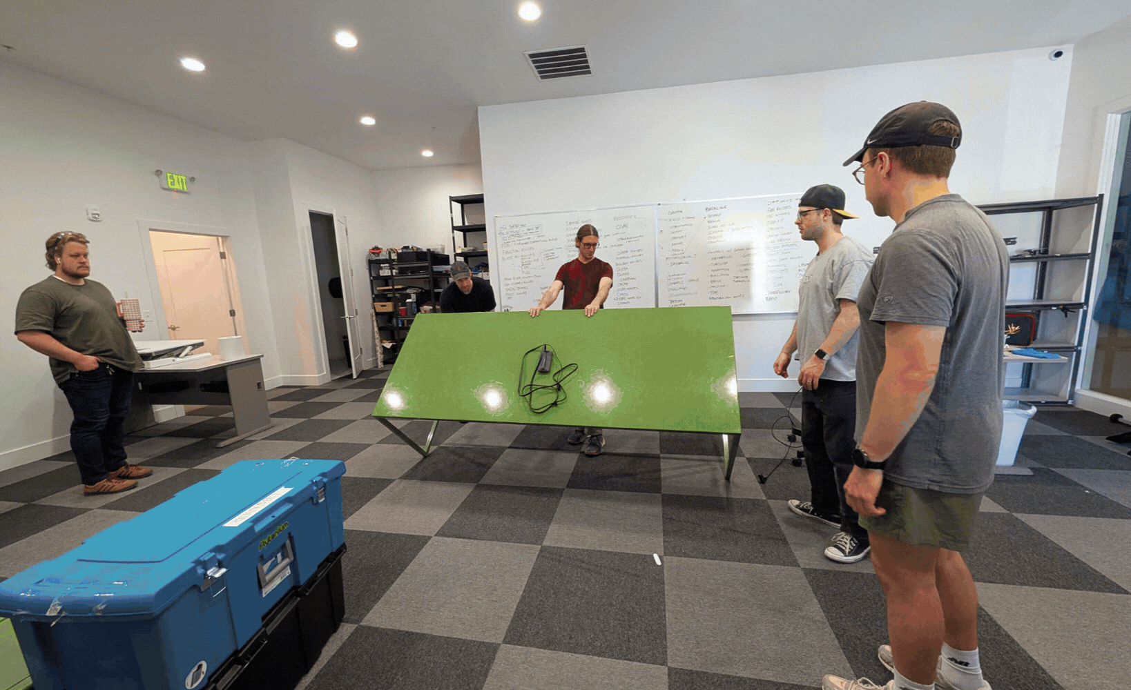 Flytanium's Green Table on the Move.
