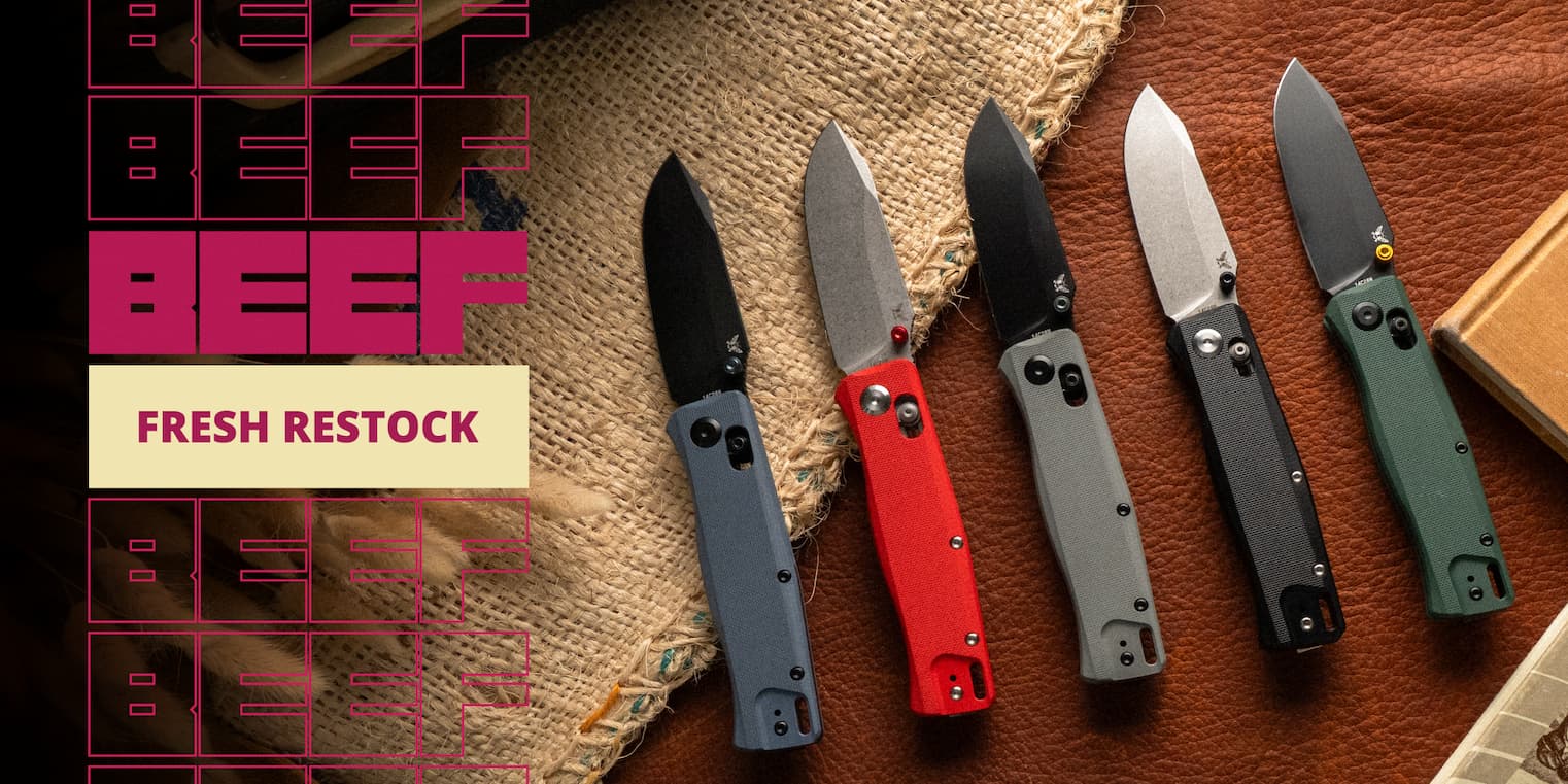 BEEF knives are available now from Flytanium. BEEF knives are available now from Flytanium.