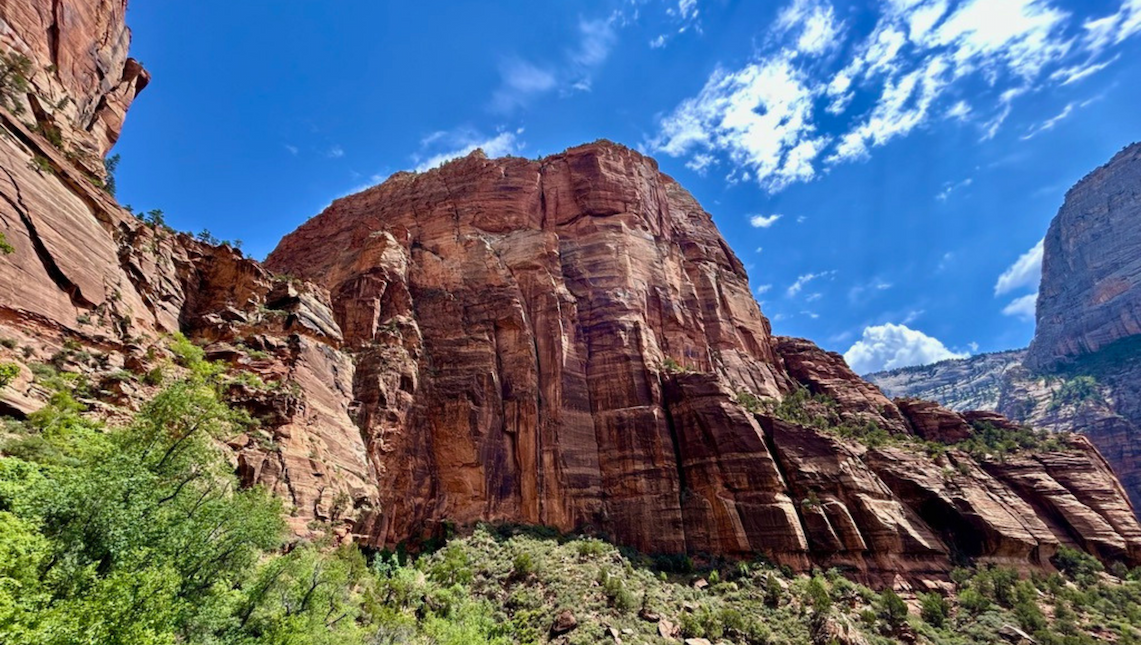 Mountain at Zion National Park with BEEF knife from Flytanium. Mountain at Zion National Park with BEEF knife from Flytanium.