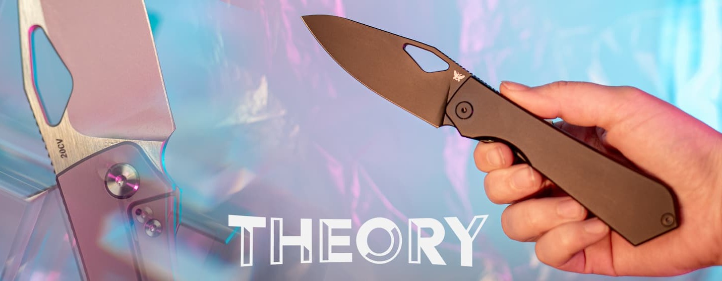 Flytanium Theory knife product with prism light accents. Shop today.