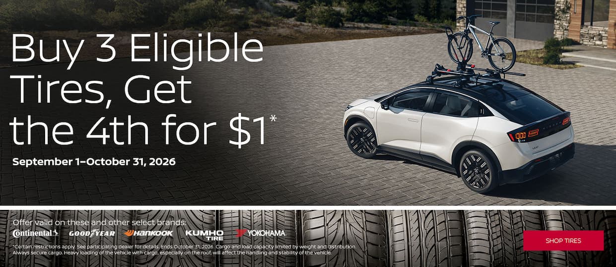 buy 3 tires, get the 4th for 1 tire special