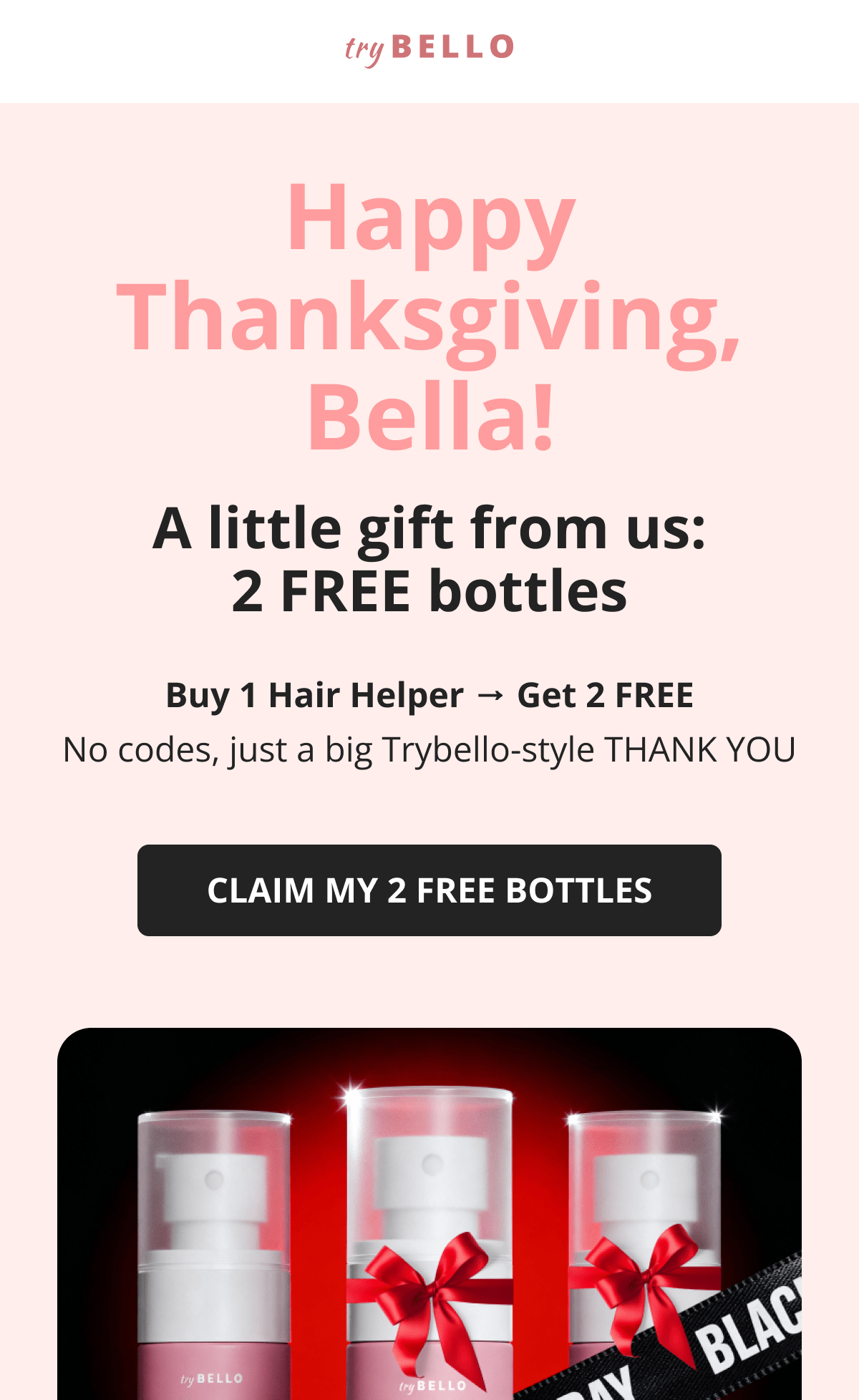 Hair Helper Spray Biotin and caffeine power for stronger, fuller hair. No brainer! Anti-Stress Gummies Because a calm mind = happy hair. Daily Hair Booster Capsules Inside-out support for that healthy glow. Eyebrow & Eyelash Serums Fuller brows and lashes? Yes, please! Hair Growth Shampoo and Conditioner Deeply cleanse your scalp while stimulating growth!