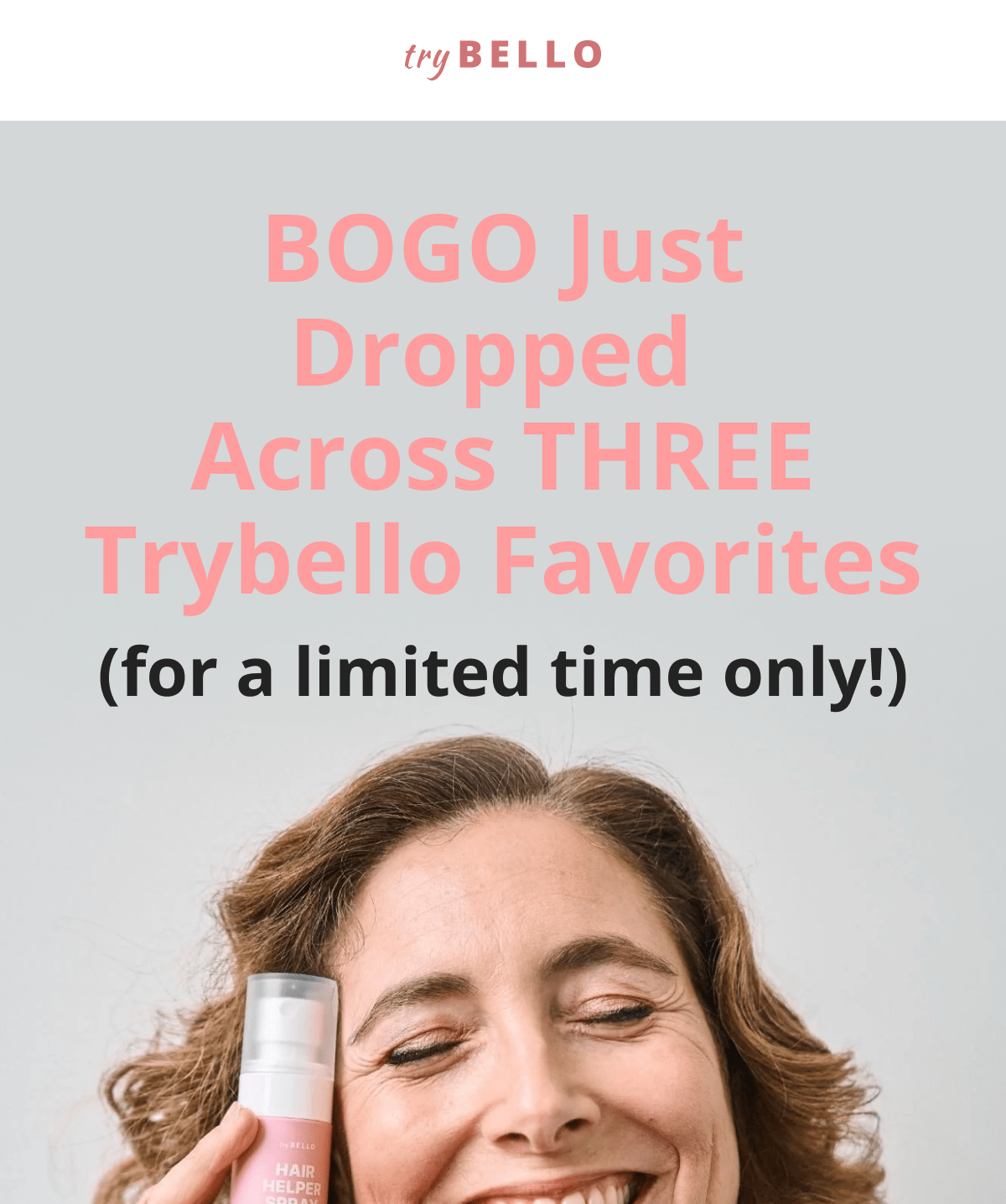 Hair Helper Spray Biotin and caffeine power for stronger, fuller hair. No brainer! Anti-Stress Gummies Because a calm mind = happy hair. Daily Hair Booster Capsules Inside-out support for that healthy glow. Eyebrow & Eyelash Serums Fuller brows and lashes? Yes, please! Hair Growth Shampoo and Conditioner Deeply cleanse your scalp while stimulating growth!