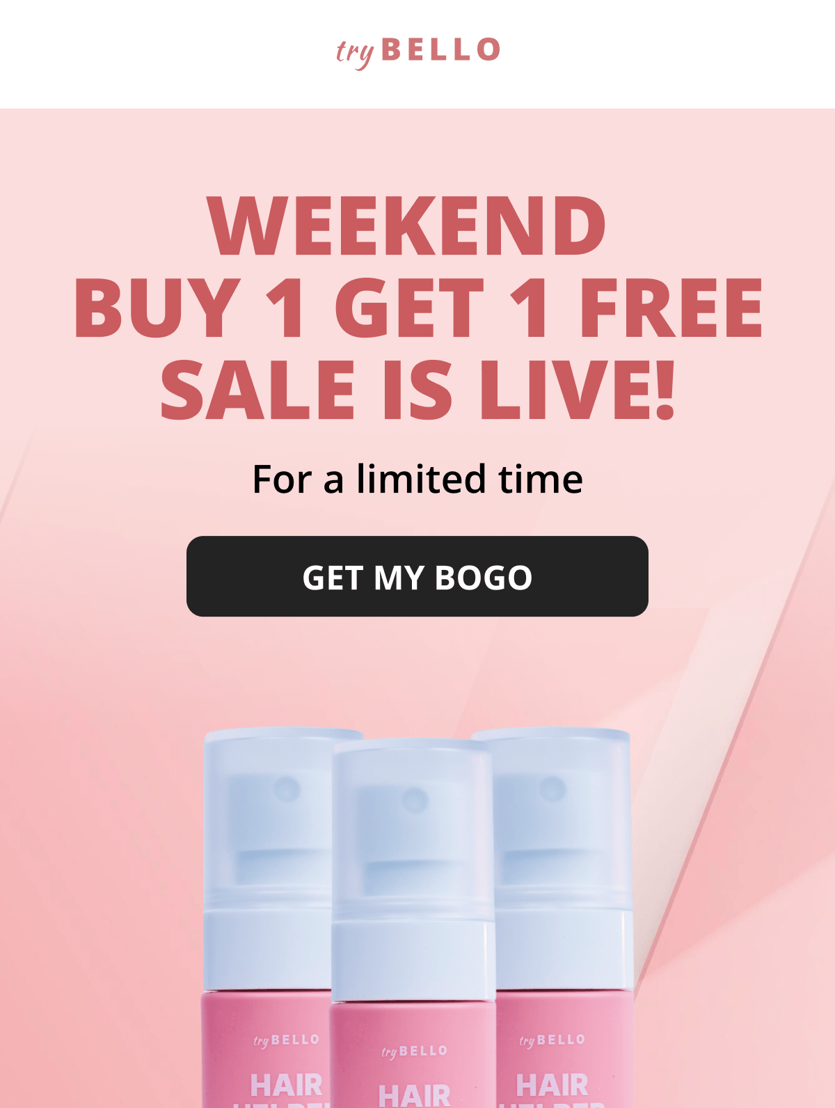 Hair Helper Spray Biotin and caffeine power for stronger, fuller hair. No brainer! Anti-Stress Gummies Because a calm mind = happy hair. Daily Hair Booster Capsules Inside-out support for that healthy glow. Eyebrow & Eyelash Serums Fuller brows and lashes? Yes, please! Hair Growth Shampoo and Conditioner Deeply cleanse your scalp while stimulating growth!