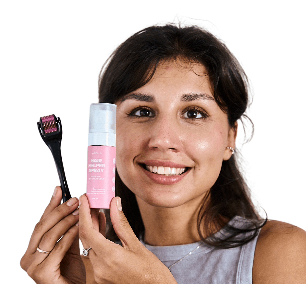 Your Hair Growth Questions Answered Question: When Will I See The First Changes? Answer: Trybello's Hair Helper Spray is an effective hair booster treatment, and you'll notice increased volume, reduced hair fall, and an overall healthier mane in just a few weeks. Question: How Often Should I Use The Treatment? Answer: We recommend using Trybello's Hair Helper Spray daily for the best results! 😉 Question: Is It Safe For All Hair Types? Answer: Absolutely! Our formula is gentle and suitable for all hair types and textures. TRY TRYBELLO WITH 10% OFF