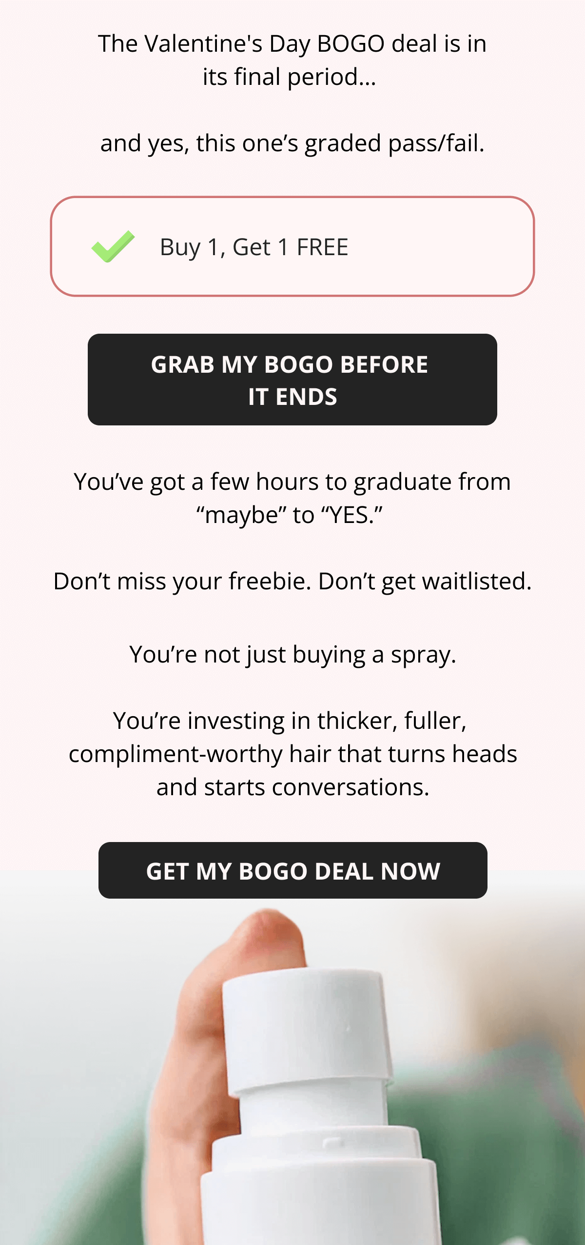 Hair Helper Spray Biotin and caffeine power for stronger, fuller hair. No brainer! Anti-Stress Gummies Because a calm mind = happy hair. Daily Hair Booster Capsules Inside-out support for that healthy glow. Eyebrow & Eyelash Serums Fuller brows and lashes? Yes, please! Hair Growth Shampoo and Conditioner Deeply cleanse your scalp while stimulating growth!