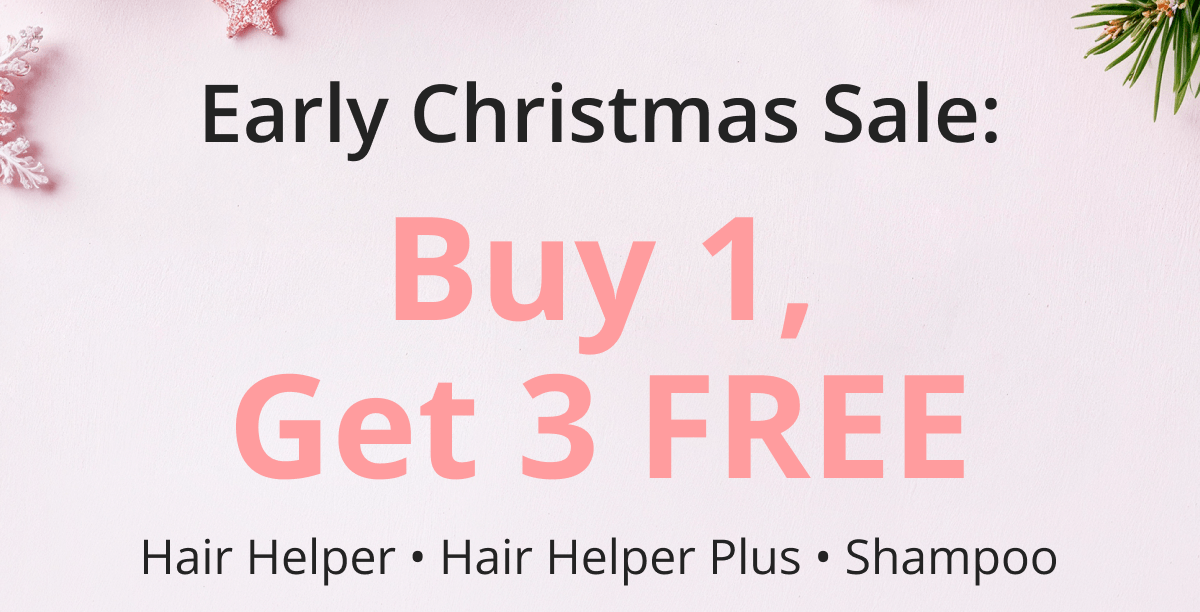 Hair Helper Spray Biotin and caffeine power for stronger, fuller hair. No brainer! Anti-Stress Gummies Because a calm mind = happy hair. Daily Hair Booster Capsules Inside-out support for that healthy glow. Eyebrow & Eyelash Serums Fuller brows and lashes? Yes, please! Hair Growth Shampoo and Conditioner Deeply cleanse your scalp while stimulating growth!