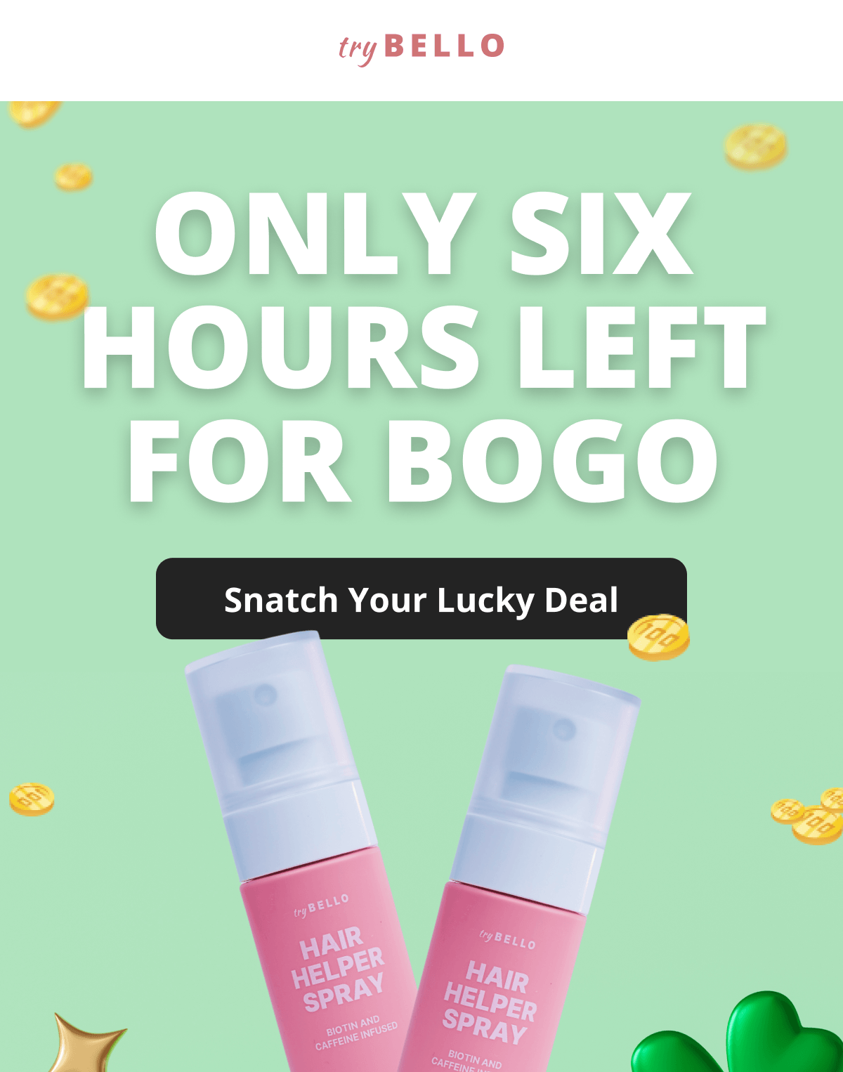 Hair Helper Spray Biotin and caffeine power for stronger, fuller hair. No brainer! Anti-Stress Gummies Because a calm mind = happy hair. Daily Hair Booster Capsules Inside-out support for that healthy glow. Eyebrow & Eyelash Serums Fuller brows and lashes? Yes, please! Hair Growth Shampoo and Conditioner Deeply cleanse your scalp while stimulating growth!