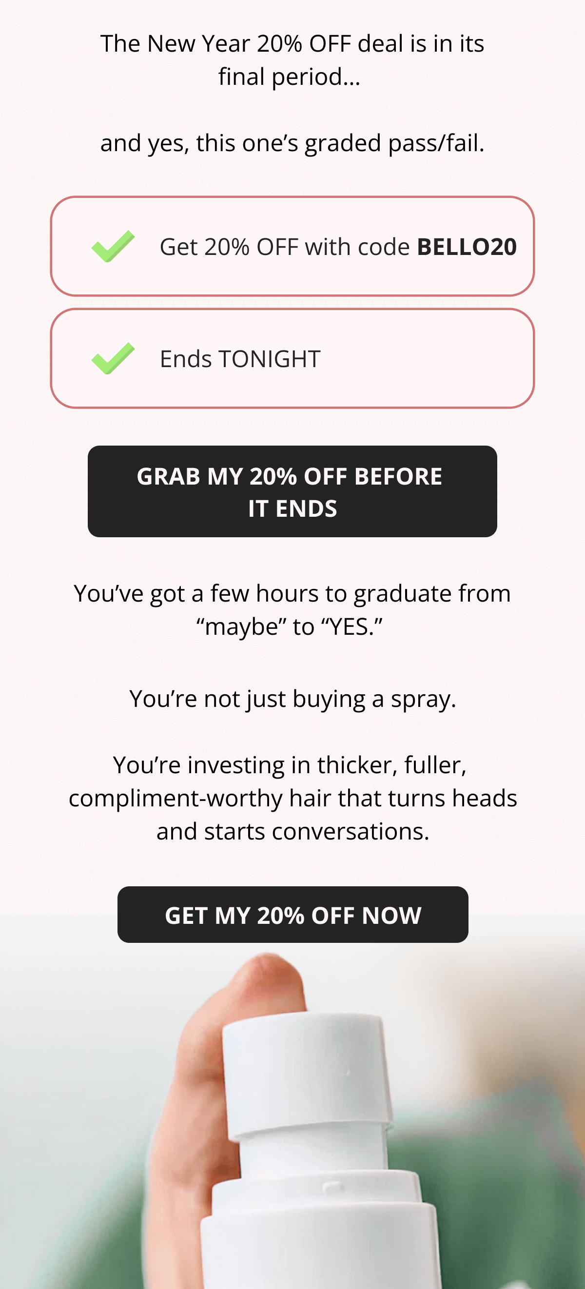 Hair Helper Spray Biotin and caffeine power for stronger, fuller hair. No brainer! Anti-Stress Gummies Because a calm mind = happy hair. Daily Hair Booster Capsules Inside-out support for that healthy glow. Eyebrow & Eyelash Serums Fuller brows and lashes? Yes, please! Hair Growth Shampoo and Conditioner Deeply cleanse your scalp while stimulating growth!