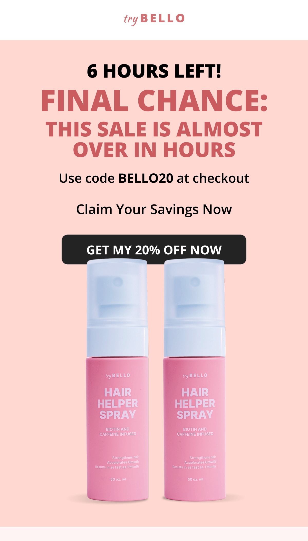 Hair Helper Spray Biotin and caffeine power for stronger, fuller hair. No brainer! Anti-Stress Gummies Because a calm mind = happy hair. Daily Hair Booster Capsules Inside-out support for that healthy glow. Eyebrow & Eyelash Serums Fuller brows and lashes? Yes, please! Hair Growth Shampoo and Conditioner Deeply cleanse your scalp while stimulating growth!
