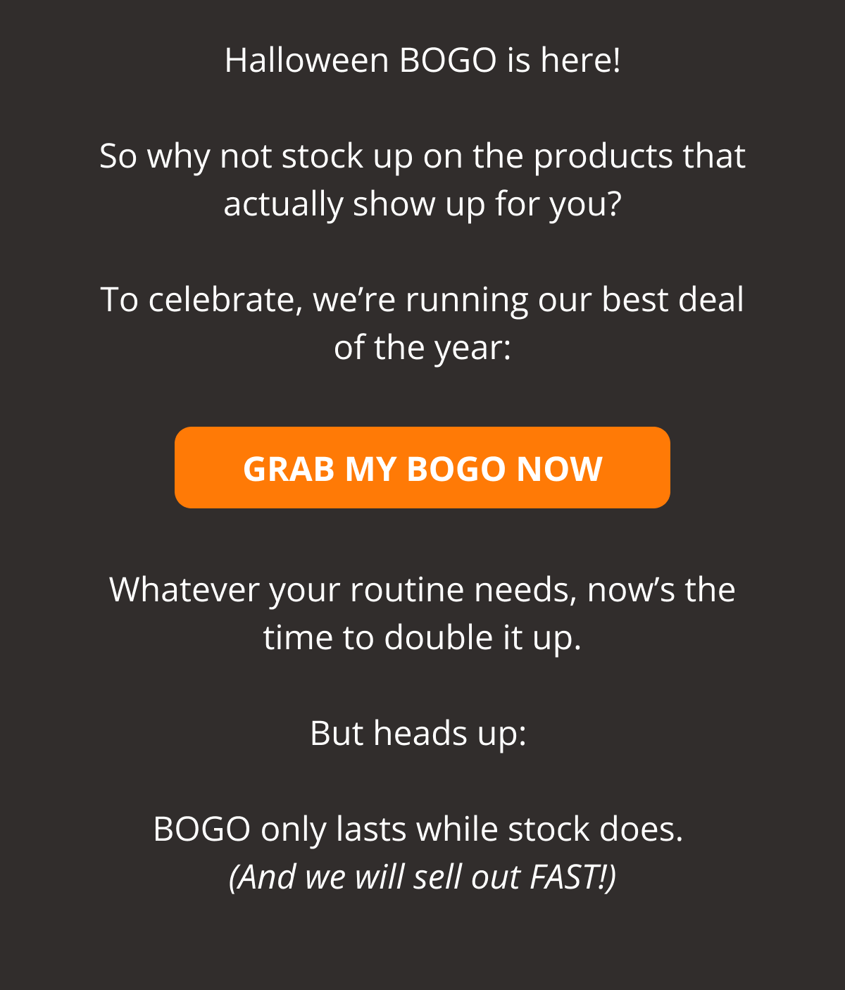 Hair Helper Spray Biotin and caffeine power for stronger, fuller hair. No brainer! Anti-Stress Gummies Because a calm mind = happy hair. Daily Hair Booster Capsules Inside-out support for that healthy glow. Eyebrow & Eyelash Serums Fuller brows and lashes? Yes, please! Hair Growth Shampoo and Conditioner Deeply cleanse your scalp while stimulating growth!