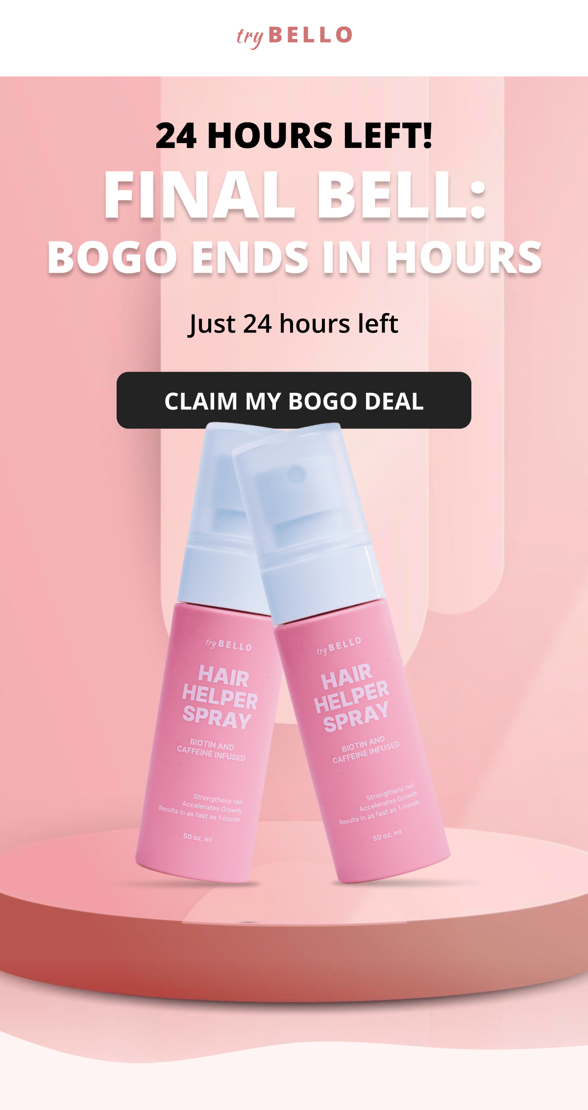 Hair Helper Spray Biotin and caffeine power for stronger, fuller hair. No brainer! Anti-Stress Gummies Because a calm mind = happy hair. Daily Hair Booster Capsules Inside-out support for that healthy glow. Eyebrow & Eyelash Serums Fuller brows and lashes? Yes, please! Hair Growth Shampoo and Conditioner Deeply cleanse your scalp while stimulating growth!