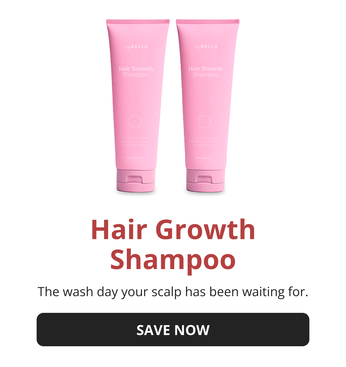 Hair Growth Shampoo The wash day your scalp has been waiting for.